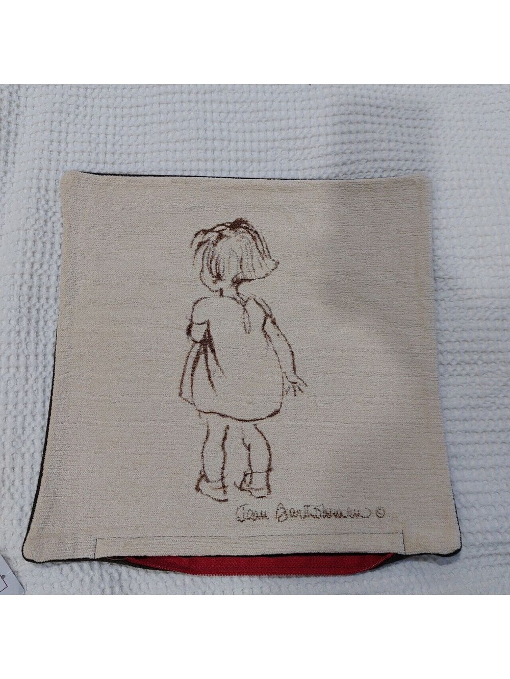Play Time 13 x 13 Me Too? Tapestry & Co Pillow Cover New With Tags